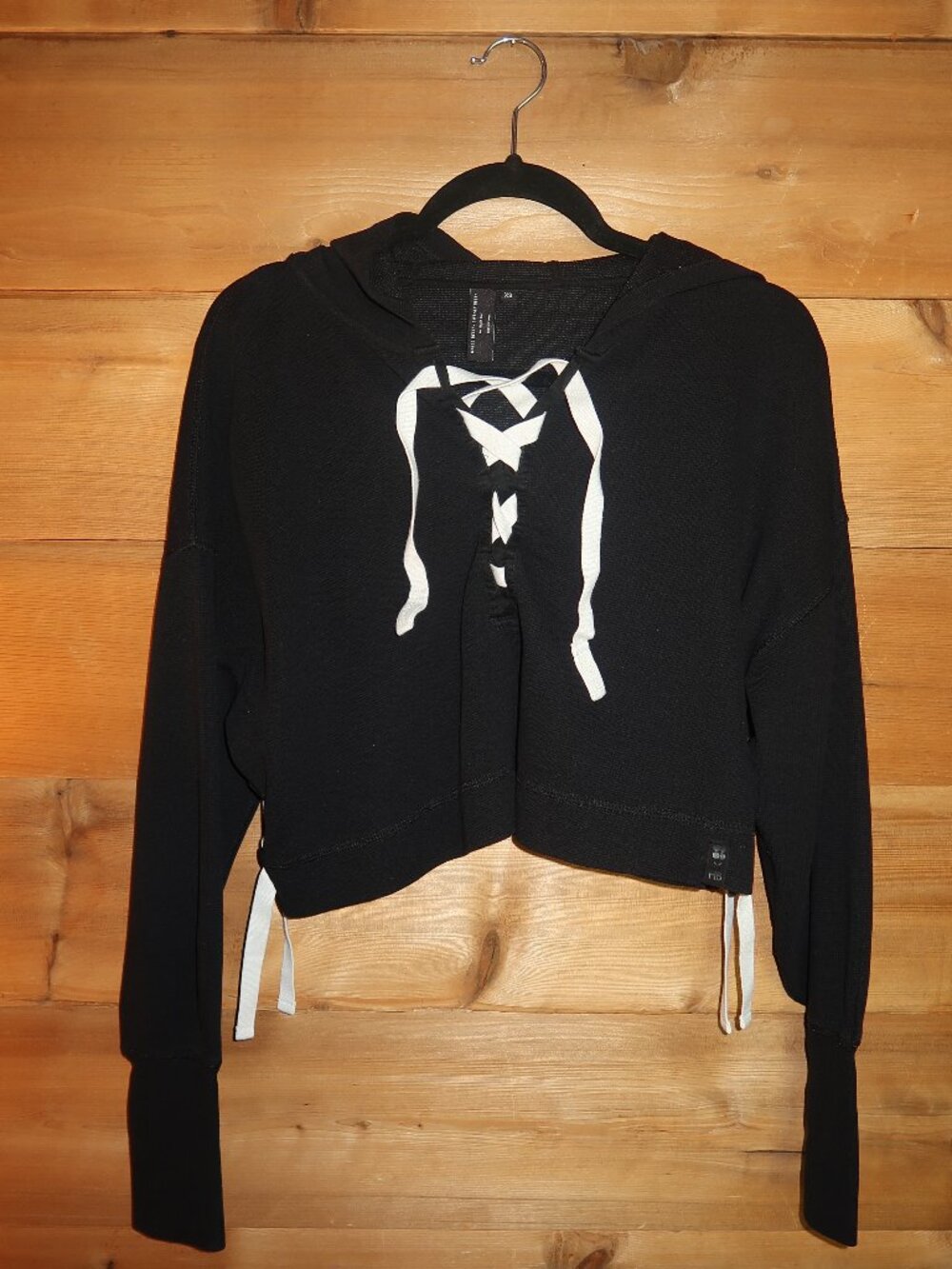 Sweaty Betty halle berry x nakano waffle knit hoodie